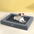 i.Pet Large Dog Cat Pet Bed Grey Calming Sofa Cushion Washable