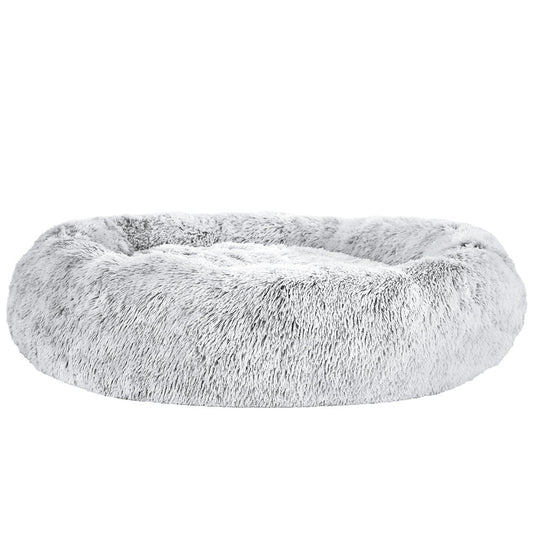 i.Pet Dog Cat Bed 110cm Extra Large Soft Plush Light Charcoal