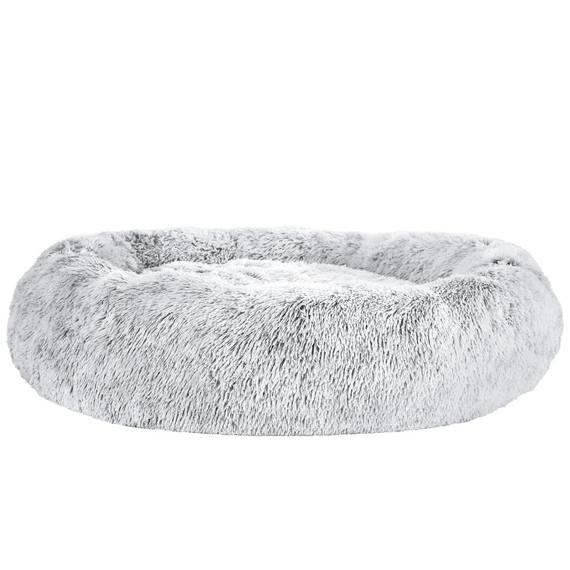 i.Pet Dog Cat Bed 110cm Extra Large Soft Plush Light Charcoal