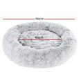 i.Pet Dog Cat Bed 110cm Extra Large Soft Plush Light Charcoal