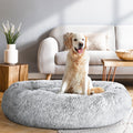 i.Pet Dog Cat Bed 110cm Extra Large Soft Plush Light Charcoal