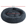 i.Pet Pet Bed Dog Cat 110cm Calming Extra Large Soft Plush Dark