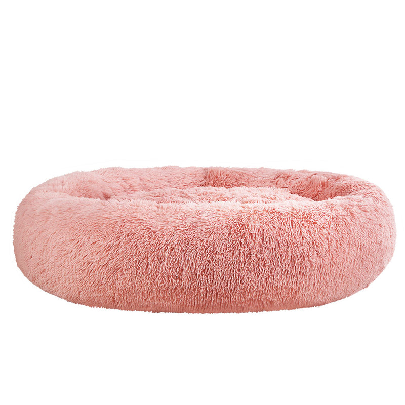 i.Pet Dog Cat Bed 110cm Extra Large Calming Plush Pink