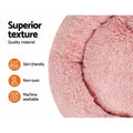 i.Pet Dog Cat Bed 110cm Extra Large Calming Plush Pink