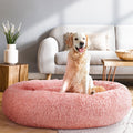i.Pet Dog Cat Bed 110cm Extra Large Calming Plush Pink
