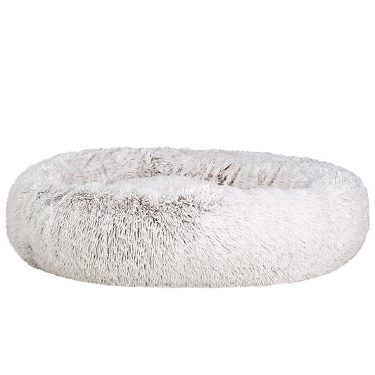 i.Pet Dog Cat Bed 110cm Extra Large Calming Plush White