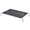 i.Pet Elevated Dog Bed Trampoline 90x137cm Large Black Heavy Duty