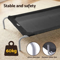 i.Pet Elevated Dog Bed Trampoline 90x137cm Large Black Heavy Duty
