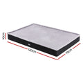 i.Pet Pet Bed Dog Cat Extra Large Grey Calming Foam Sofa Washable