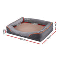 i.Pet Orthopedic Dog Bed Plush Fleece Washable Sofa Cushion Mat