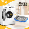 i.Pet Dog Cat Bed Calming Cave Mat Washable Blue Plush Soft