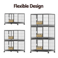 i.Pet Large Bird Cage Aviary Budgie Parrot Perch Stand Wheels