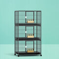 i.Pet Large Bird Cage Aviary Budgie Parrot Perch Stand Wheels