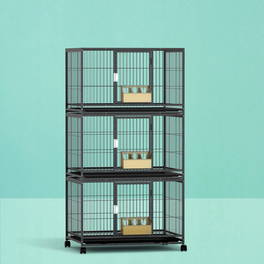 i.Pet Large Bird Cage Aviary Budgie Parrot Perch Stand Wheels