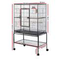 i.Pet Large Bird Cage 138cm Aviary Stand