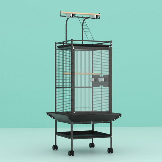 i.Pet Bird Cage 155cm Large Parrot Aviary Stand-Alone Wheels Castor