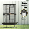 i.Pet Large Bird Cage Aviary Budgie Parrot Stand Wheels 161cm