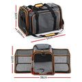i.Pet Pet Carrier Foldable Expandable Dog Cat Travel Cage Portable Kennel