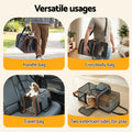 i.Pet Pet Carrier Foldable Expandable Dog Cat Travel Cage Portable Kennel