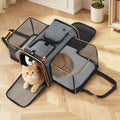 i.Pet Pet Carrier Foldable Expandable Dog Cat Travel Cage Portable Kennel