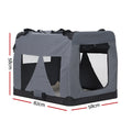 i.Pet Dog Cat Carrier Soft Crate 82x58cm XL Portable Foldable