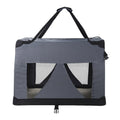 i.Pet Dog Cat Carrier Soft Crate 82x58cm XL Portable Foldable