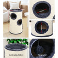 i.Pet Cat Tree 70cm Scratching Post Tower Condo House Wood