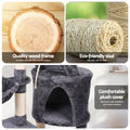 i.Pet Cat Tree 120cm Tower Scratching Post Scratcher Wood Condo House Bed Toys