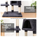 i.Pet Cat Tree 120cm Tower Scratching Post Scratcher Wood Condo House Bed Toys
