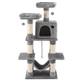i.Pet Cat Tree 145cm Scratching Post Tower Condo House Grey