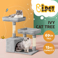 i.Pet Cat Tree 69cm Scratching Post Tower Wood Condo House Bed