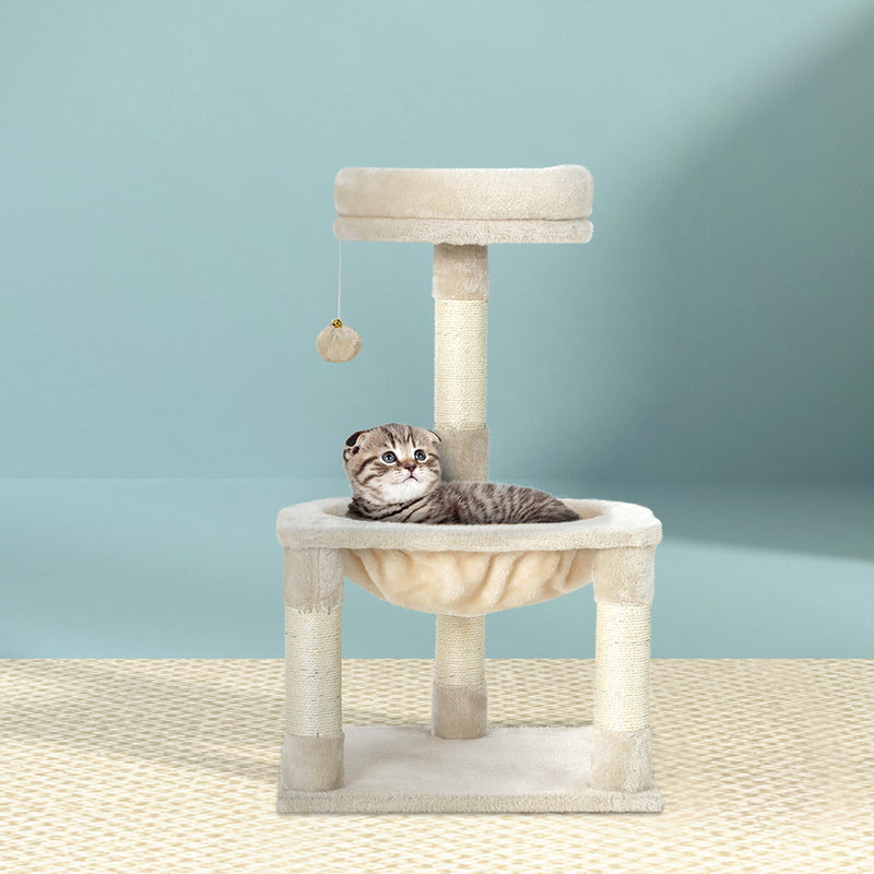 i.Pet Cat Tree 69cm Scratching Post Tower Wood Condo House Bed