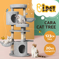 i.Pet Cat Tree 123cm Scratching Post Condo House Bed Toys