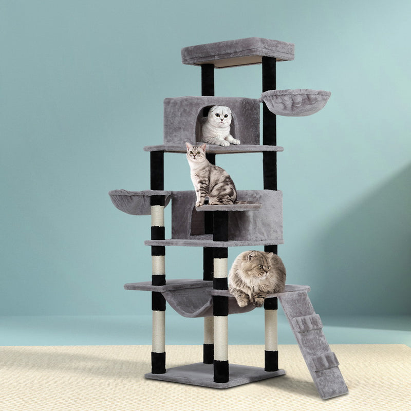i.Pet Cat Tree 161cm Scratching Post Condo House Tower Wood