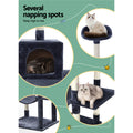 i.Pet Cat Tree 151cm Tower Scratching Post Wood Condo House Bed