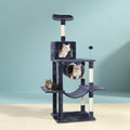 i.Pet Cat Tree 151cm Tower Scratching Post Wood Condo House Bed