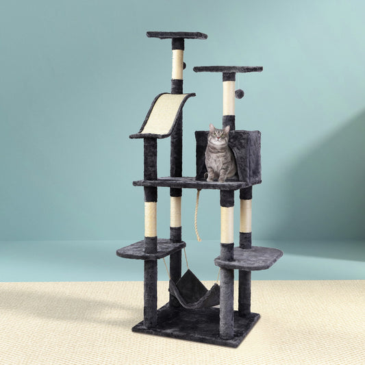 i.Pet Cat Tree 171cm Scratching Post Tower Condo House Bed