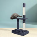 i.Pet Cat Tree 102cm Grey Scratching Post Tower Condo House