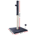 i.Pet Cat Tree 105cm Grey Scratching Post Tower Condo Hanging Toys