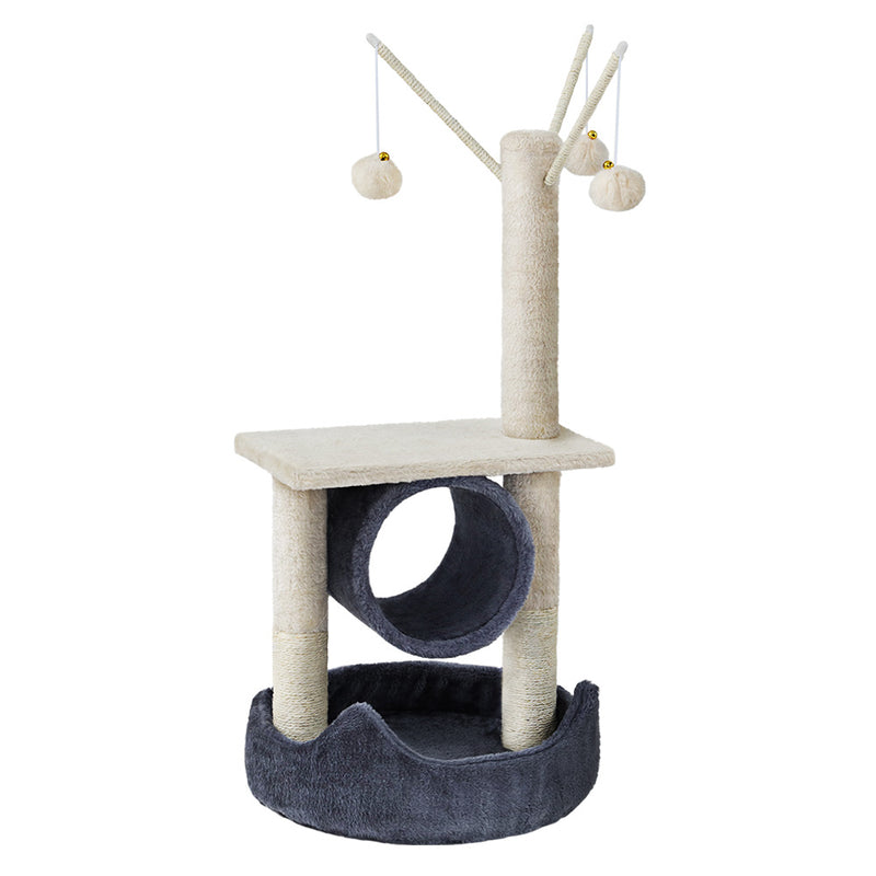 i.Pet Cat Tree 76cm Scratching Post Tower Condo House Hanging Toys