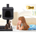 i.Pet Cat Tree 140cm Scratching Post Tower Condo Bed Grey