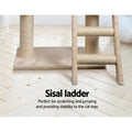 i.Pet Cat Tree 100cm Scratching Post Tower Condo House Bed Beige