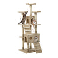 i.Pet Cat Tree 180cm Tower Scratching Post Condo House Beige
