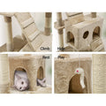i.Pet Cat Tree 180cm Tower Scratching Post Condo House Beige
