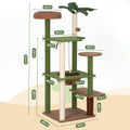 i.Pet Cat Tree Tower 152cm Jungle Multi-Level Scratching Post Leafy Canopy