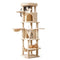 i.Pet Cat Tree 167cm Large Beige Scratching Post Tower House