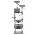 i.Pet Cat Tree 184cm Scratching Post Tower Condo House Grey