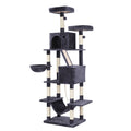 i.Pet Cat Tree 206cm Grey Large Scratching Post Tower House