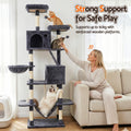 i.Pet Cat Tree 206cm Grey Large Scratching Post Tower House