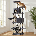 i.Pet Cat Tree 206cm Grey Large Scratching Post Tower House
